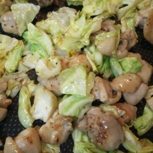 味付け◎♪我が家の“鶏肉とキャベツのレモン焼き”